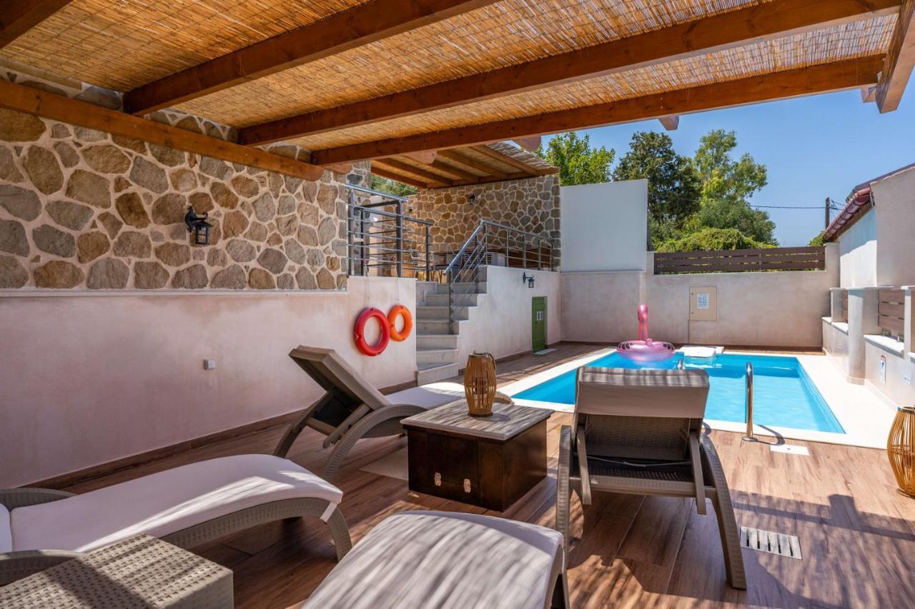 Aggel'S House - Stone House - Private Pool - Courtyard - Countryside Views Villa Kato Episkopi Kültér fotó